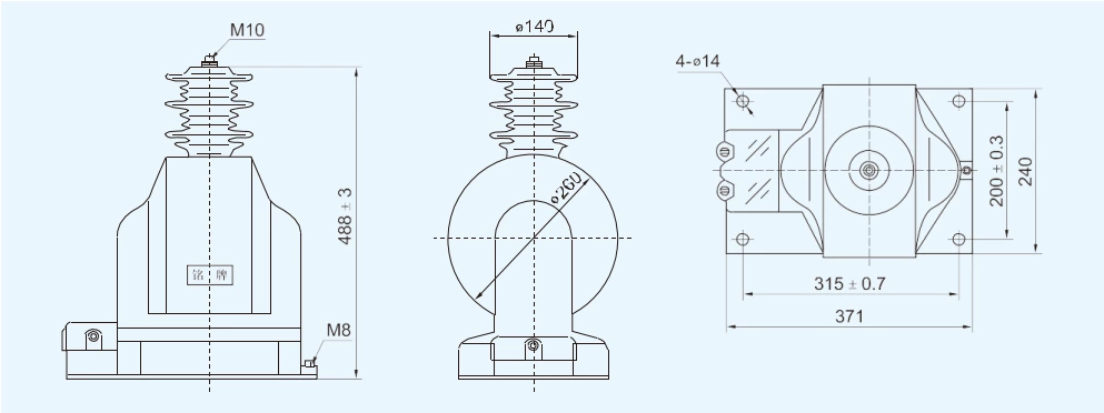JDZX9-35 type voltage transformer