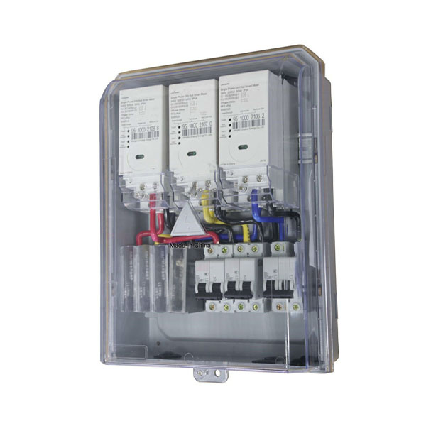 What is the button on the meter box (small power distribution board) for?