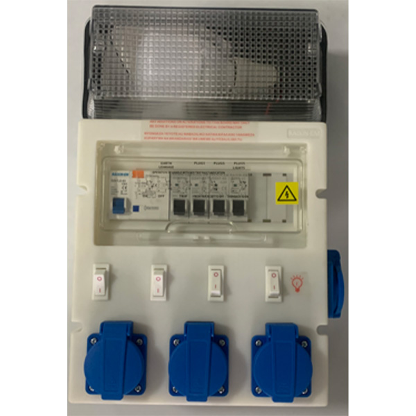 What is the difference between a lighting small power distribution unit and a lighting distribution board?